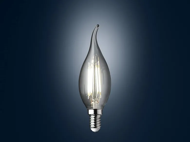E14 Filament LED - 3 Watt, 320 Lumen, warmweiß, Ø 3,5cm- extern dimmbar