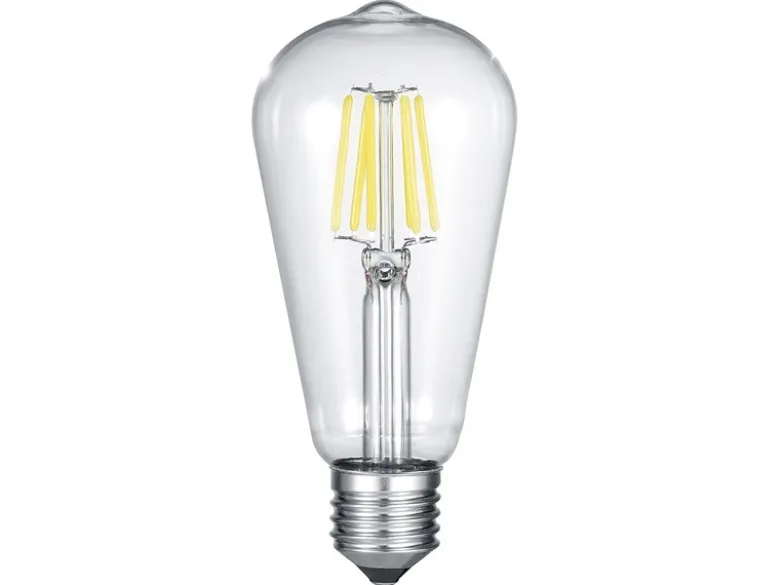 E27 Filament LED - 6 Watt, 600 Lumen, warmweiß, Ø6,4cm - nicht dimmbar