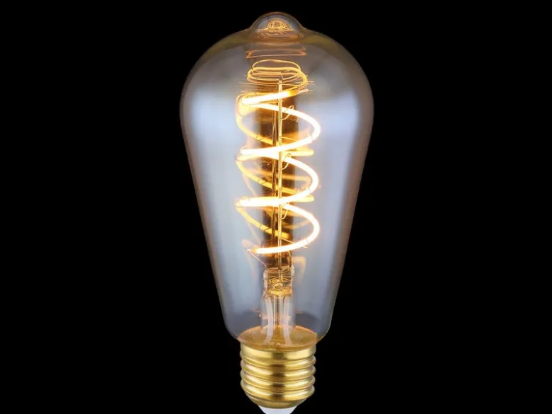 E27 Filament LED - 4 Watt, 200 Lumen, warmweiß, Ø6,4cm - extern dimmbar