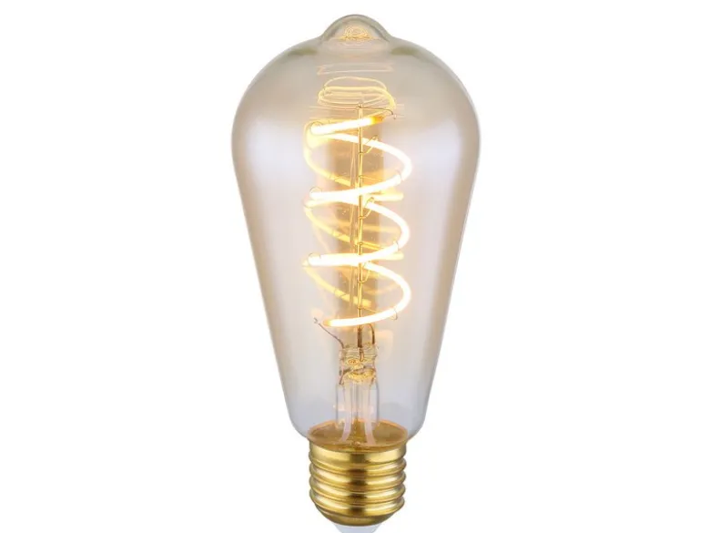 E27 Filament LED - 4 Watt, 200 Lumen, warmweiß, Ø6,4cm - extern dimmbar