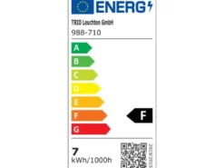 E27 Filament LED - 7 Watt, 680 Lumen, warmweiß, Ø9,5cm - extern dimmbar
