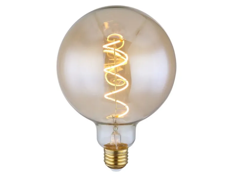 E27 Filament LED - 4 Watt, 200 Lumen, warmweiß, Ø12,5cm - extern dimmbar