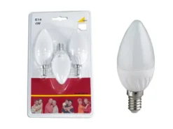 E14 LED 3 Stk. - 4 Watt, 320 Lumen, 3000 Kelvin warmweiß, Ø3,7cm - nicht dimmbar