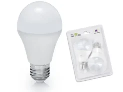 E27 LED 2 Stk. - 10 Watt, 806 Lumen, 3000K warmweiß, Ø6cm - nicht dimmbar