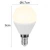 E14 LED - 5 Watt, 470 Lumen, 4000 Kelvin neutralweiß, Ø4,7cm - extern dimmbar