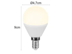 E14 LED - 5 Watt, 470 Lumen, 4000 Kelvin neutralweiß, Ø4,7cm - extern dimmbar
