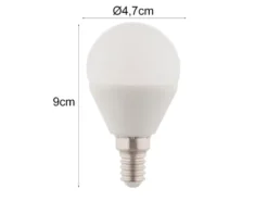 E14 LED - 5 Watt, 470 Lumen, 3000 Kelvin warmweiß, Ø4,7cm - extern dimmbar