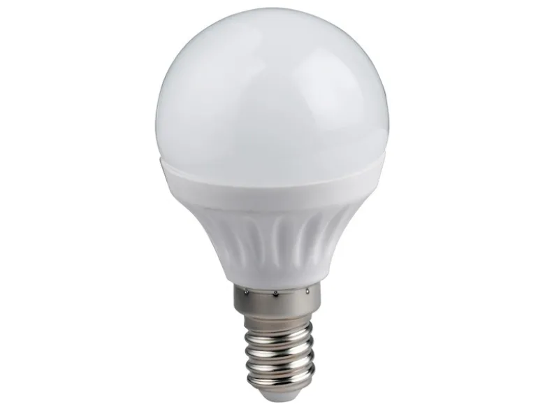 E14 LED - 5 Watt, 400 Lumen, 3000 Kelvin warmweiß, Ø4,5cm - nicht dimmbar