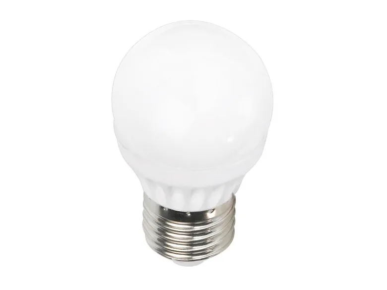 E27 LED - 5 Watt, 400 Lumen, 3000 Kelvin warmweiß, Ø4,5cm - nicht dimmbar