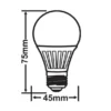 E27 LED - 4 Watt, 320 Lumen, 3000 Kelvin warmweiß, Ø4,5cm - nicht dimmbar