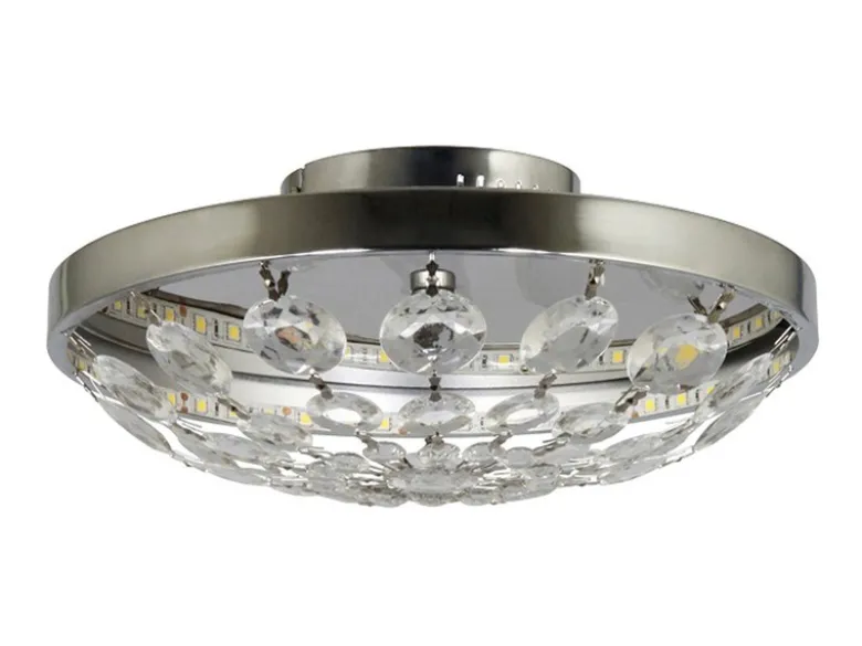 Elegante LED-Deckenleuchte mit funkelnden Acrylanhängern, LED 13W/590 Lumen