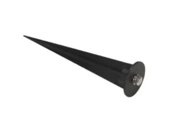 Erdspieß klein für PEREL Flutlichtstrahler 10 bis 20 Watt - Ø4cm, Höhe 16cm