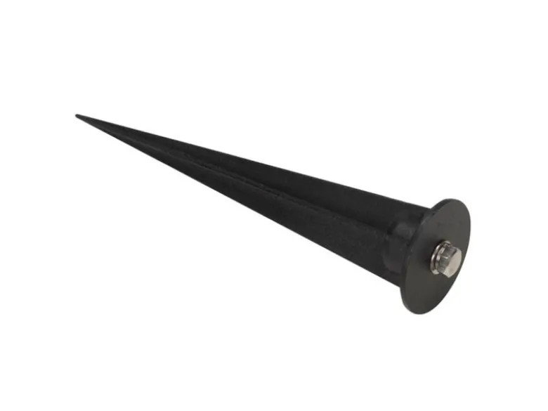Erdspieß klein für PEREL Flutlichtstrahler 10 bis 20 Watt - Ø4cm, Höhe 16cm