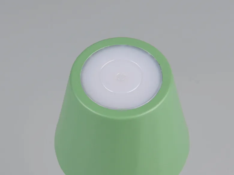 2er SET Akku LED Tischlampen kabellos für Innen & Außen, Grün - 21cm klein