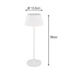 2er SET Akku LED Tischlampen kabellos für Innen & Außen, Weiß - Höhe 39cm