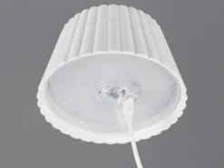 2er SET Akku LED Tischlampen kabellos für Innen & Außen, Weiß - Höhe 39cm