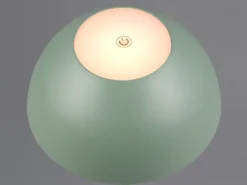 2er SET Akku LED Tischlampen kabellos für Innen & Außen, Grün - 30cm klein