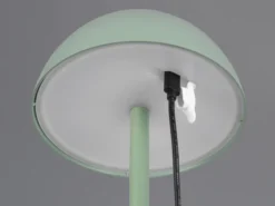 2er SET Akku LED Tischlampen kabellos für Innen & Außen, Grün - 30cm klein