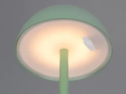 2er SET Akku LED Tischlampen kabellos für Innen & Außen, Grün - 30cm klein