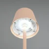 2er SET Akku LED Tischlampen kabellos für Innen & Außen, Beige - 21cm klein