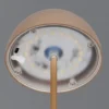 2er SET Akku LED Tischleuchten kabellos für Innen & Außen, Coffee - 20cm klein