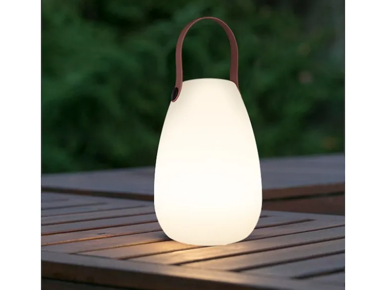 2er SET Akku LED Tischleuchten für außen & innen mit RGB, H: 21cm