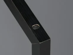 2er SET Akku Schreibtischlampen magnetisch in Schwarz, Höhe 37cm
