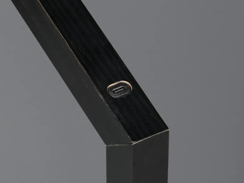 2er SET Akku Schreibtischlampen magnetisch in Schwarz, Höhe 37cm