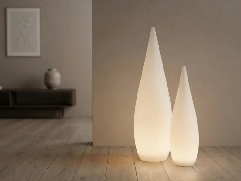 2er SET Akku Stehlampen kabellos mit Farbwechsel für Innen & Außen