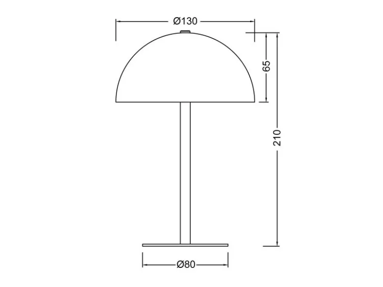 2er SET Akku Tischlampen Coffee, Touch dimmbar, USB aufladbar, Höhe 21cm