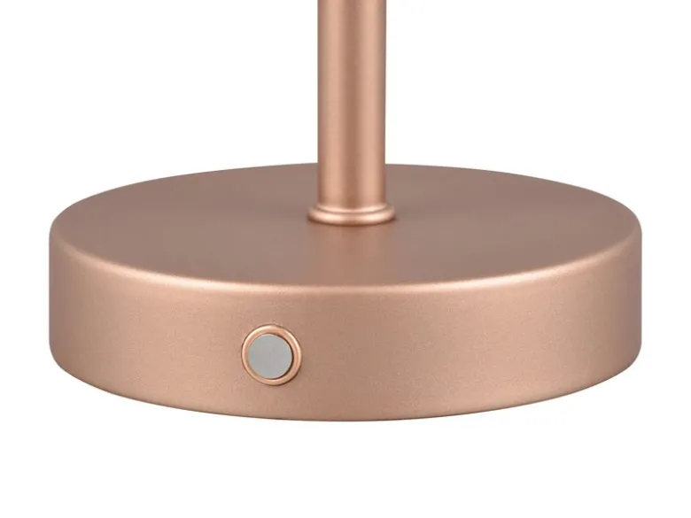 2er SET Akku Tischleuchten, per USB aufladbar, dimmbar, Coffee, Höhe 30cm