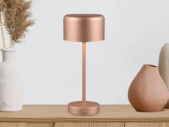 2er SET Akku Tischleuchten, per USB aufladbar, dimmbar, Coffee, Höhe 30cm