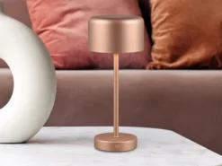 2er SET Akku Tischleuchten, per USB aufladbar, dimmbar, Coffee, Höhe 30cm