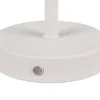 2er SET Akku Tischleuchten, per USB aufladbar, dimmbar, Weiß, Höhe 30cm