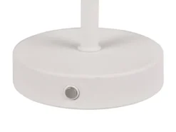 2er SET Akku Tischleuchten, per USB aufladbar, dimmbar, Weiß, Höhe 30cm