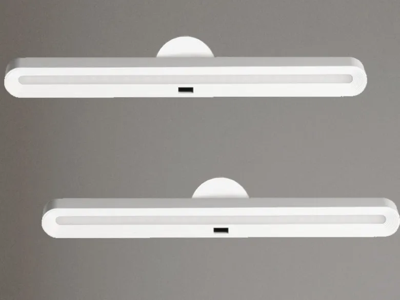 2er SET Akku Unterbauleuchten schwenkbar & mit Gestensteuerung, Länge 37cm