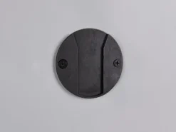2er SET Akku Wandlampen aus Metall Schwarz per USB aufladbar, Ø 15,5cm