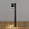 2er-Set Aluminium Wegeleuchte MODENA schwarz, GU10, Höhe 70 cm, IP44
