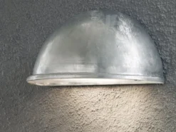 2er Set Außenleuchte Downlight TORINO galvanisiert, 28x13,5 cm, Hausbeleuchtung