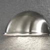 2er Set Außenwandleuchte Downlight TORINO Edelstahl, 28x13,5 cm, Hausbeleuchtung
