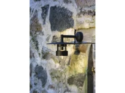 2er Set Außenwandleuchte FREJA, Alu schwarz, H 40cm, Hausbeleuchtung modern
