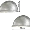 2er Set Außenwandleuchten Downlight TORINO Stahl galvanisiert, Hausbeleuchtung
