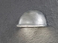 2er Set Außenwandleuchten Downlight TORINO Stahl galvanisiert, Hausbeleuchtung
