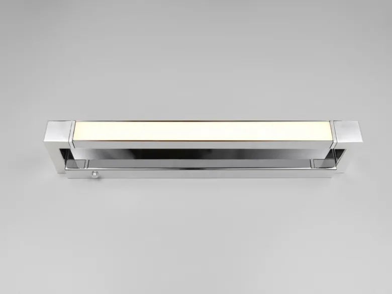 2er SET dimmbare LED Bad Spiegelleuchten schwenkbar, Chrom Breite 50cm