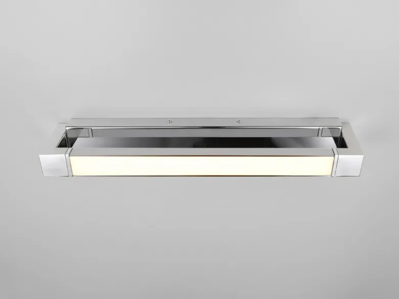 2er SET dimmbare LED Bad Spiegelleuchten schwenkbar, Chrom Breite 50cm
