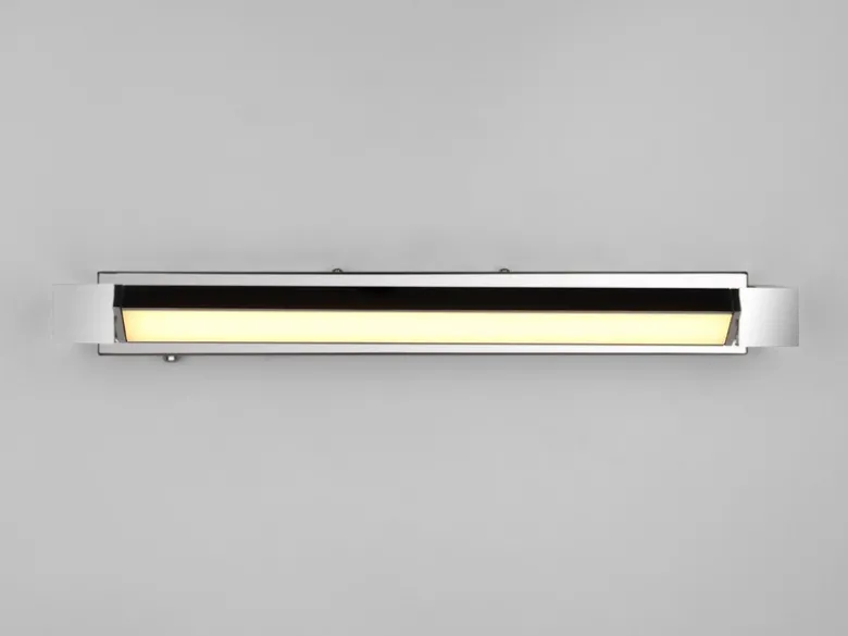 2er SET dimmbare LED Bad Spiegelleuchten schwenkbar, Chrom Breite 50cm