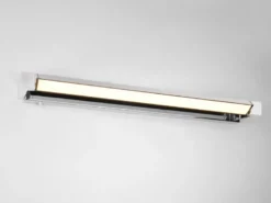2er SET dimmbare LED Bad Spiegelleuchten schwenkbar, Chrom Breite 80cm