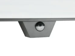 2er Set flache LED Außenwandleuchten mit Bewegungsmelder Anthrazit, Breite 40cm