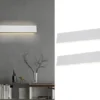 2er Set Flache LED Wandleuchten Up & Down Weiß - 3 Stufen Dimmer, Breite 47cm