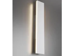 2er Set Flache LED Wandleuchten Up & Down Weiß - 3 Stufen Dimmer, Breite 47cm